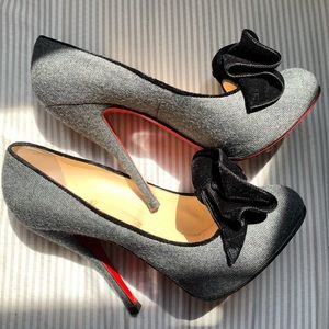 Lady Page Velvet Bow Christian Louboutin 39